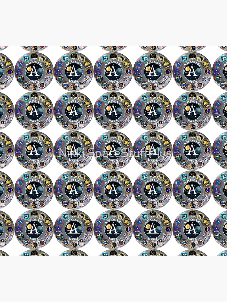 Thumbnail 5 of 5, Socks, Apollo Mission Composite Logo designed and sold by Nikki SpaceStuffPlus.