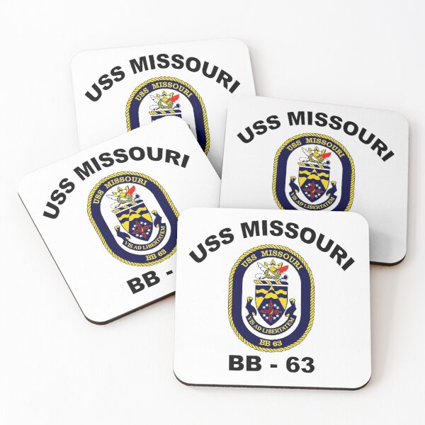Item preview, USS Missouri (BB-63) Crest designed and sold by Nikki SpaceStuffPlus.