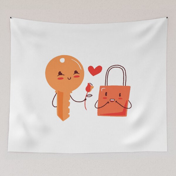 Item preview, Key and lock romantic declaration of love designed and sold by DerSenat.
