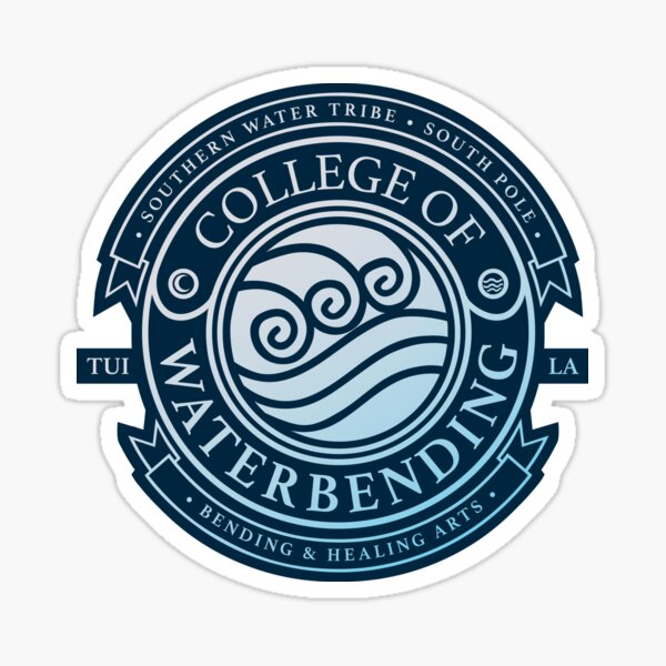 ATLA College of Waterbending: Avatar Inspired-Design Sticker