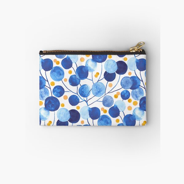 Item preview, Pompom Plants in Cobalt & Gold  designed and sold by TigaTiga.