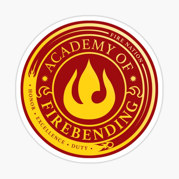 ATLA Academy of Firebending: Avatar Inspired-Design Sticker