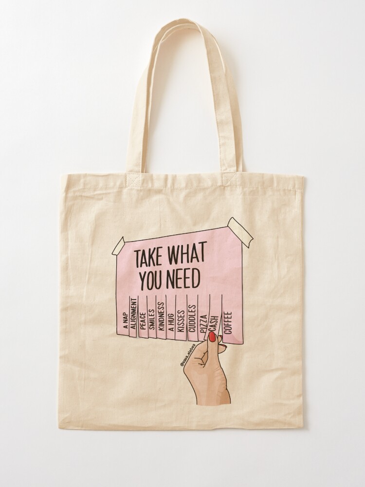 Alternate view of Take what you need by Sasa Elebea Tote Bag