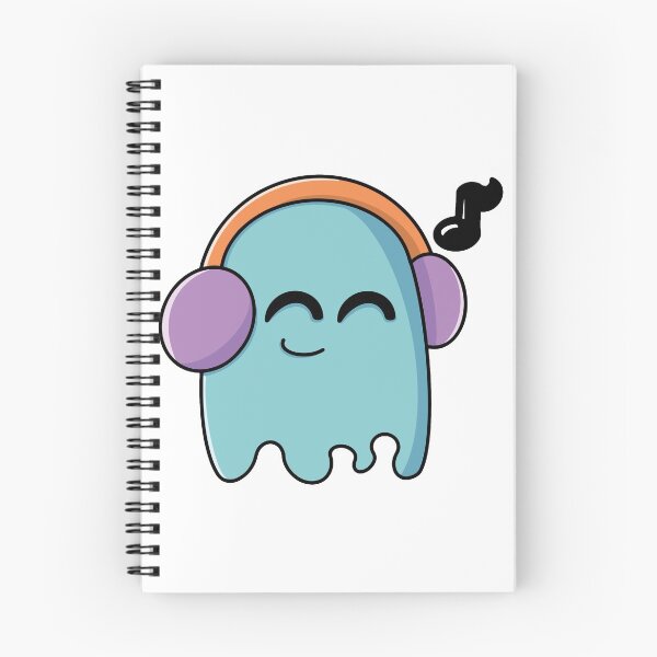 Item preview, Cute Music Fan Ghost designed and sold by Yaad.
