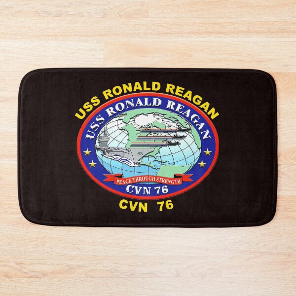 Item preview, USS Ronald Reagan (CVN-76) Crest for Dark Colors designed and sold by Nikki SpaceStuffPlus.