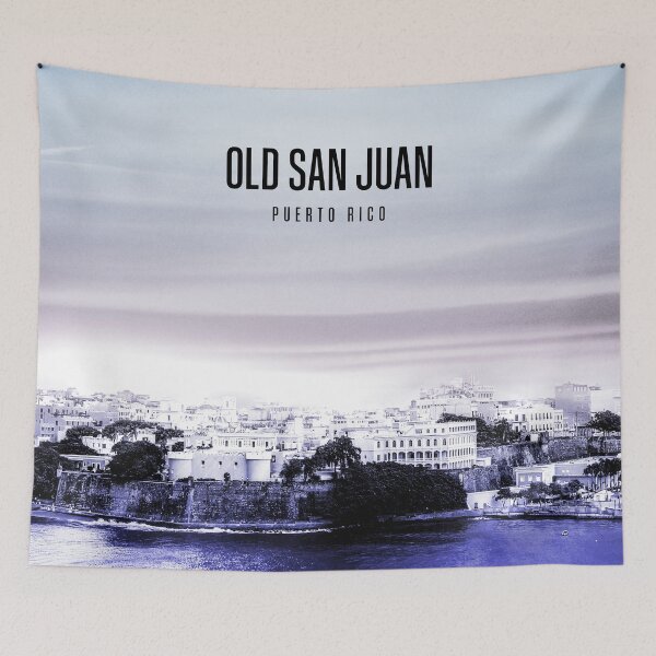 Item preview, Old San Juan - Puerto Rico designed and sold by HomeLivingCo.