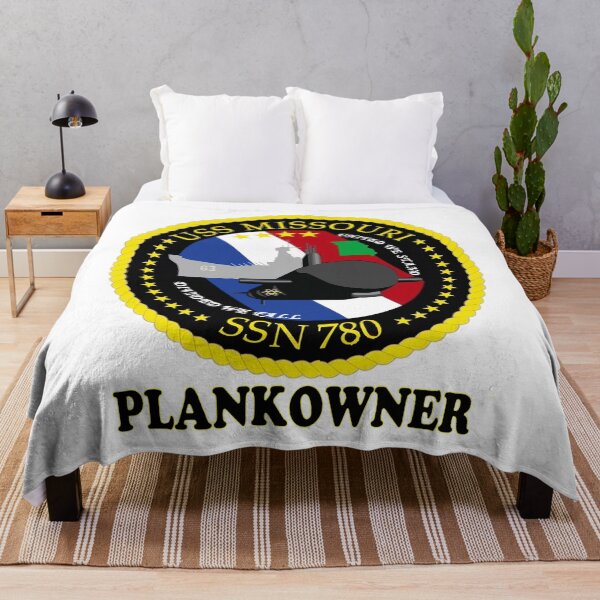 Item preview, SSN-780 USS Missouri Plank Owner Crest designed and sold by Nikki SpaceStuffPlus.