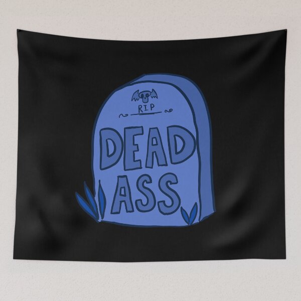 Item preview, Deadass Tombstone - Blue designed and sold by MOREDANKMEMES.