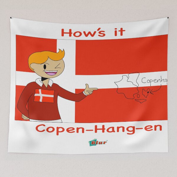 Item preview, How's it Copen-Hang-en designed and sold by BlurLLC.