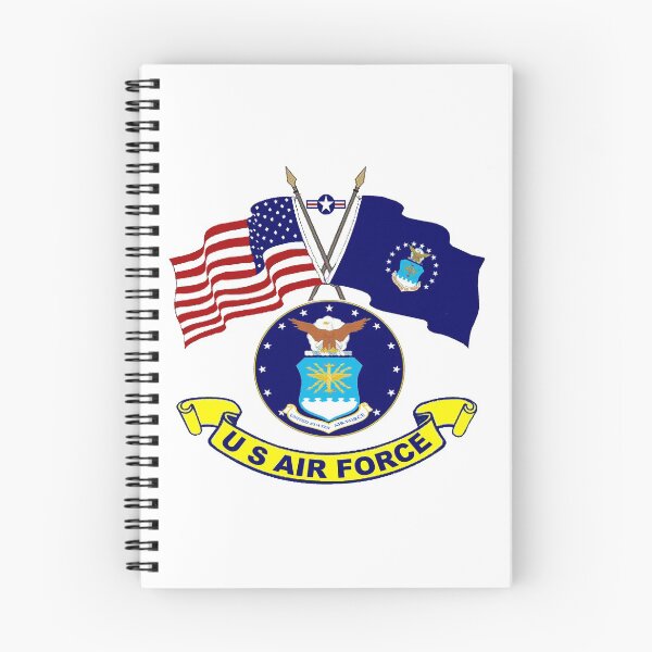 Item preview, U. S & Air Force Crossed Flags designed and sold by Nikki SpaceStuffPlus.