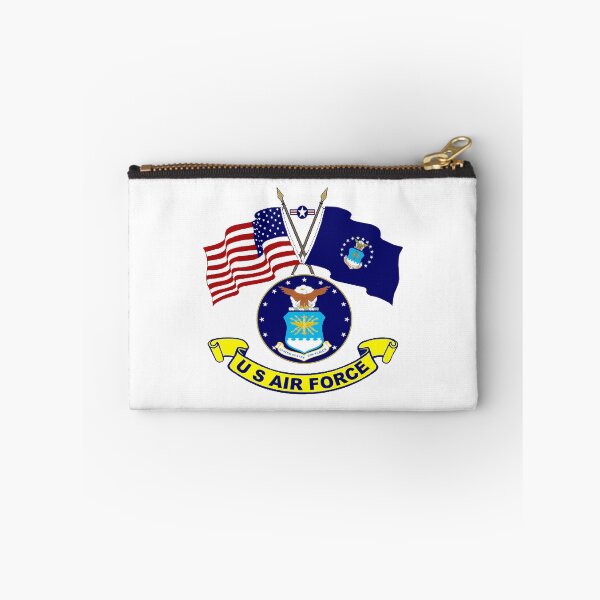 Item preview, U. S & Air Force Crossed Flags designed and sold by Nikki SpaceStuffPlus.