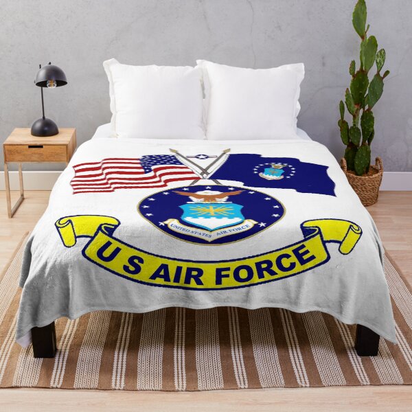 Item preview, U. S & Air Force Crossed Flags designed and sold by Nikki SpaceStuffPlus.