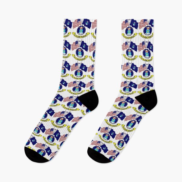 Item preview, U. S & Air Force Crossed Flags designed and sold by Nikki SpaceStuffPlus.