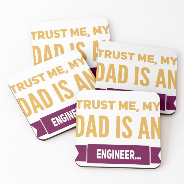Item preview, My Dad is an Engineer designed and sold by Bikans.