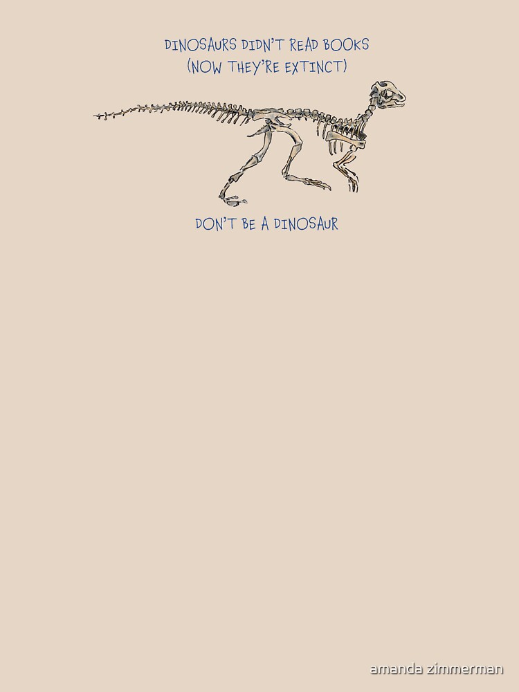 Dinosaurs read books? by salamandaz