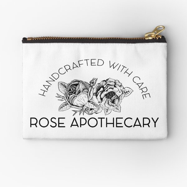 Rose Apothecary: handcrafted Zipper Pouch