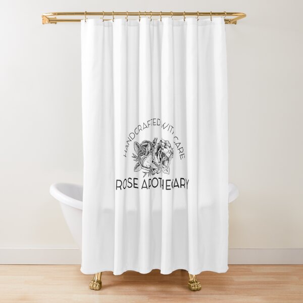 Rose Apothecary: handcrafted Shower Curtain