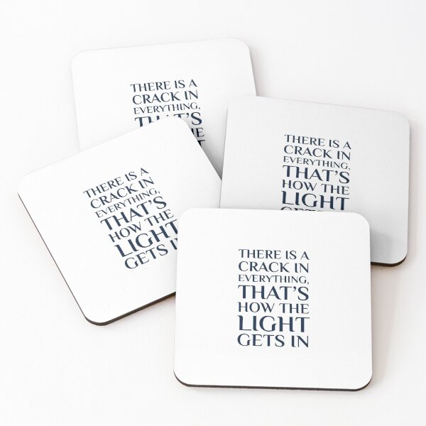 Item preview, There Is a Crack in Everything, That's How the Light Gets In  designed and sold by Inspirationmotivation.