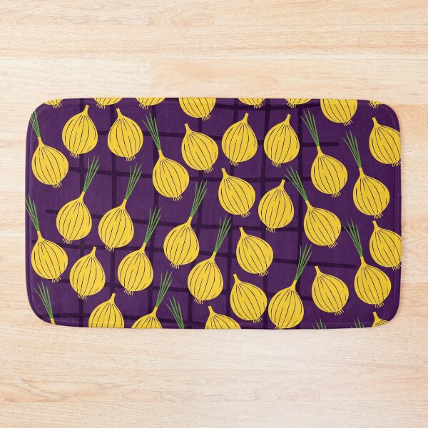 Item preview, Cute Onions Pattern on Purple Background designed and sold by kapotka.