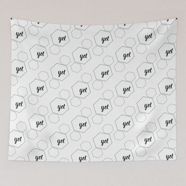 Item preview, Honeycomb Yet - Black and White designed and sold by jesscargill.