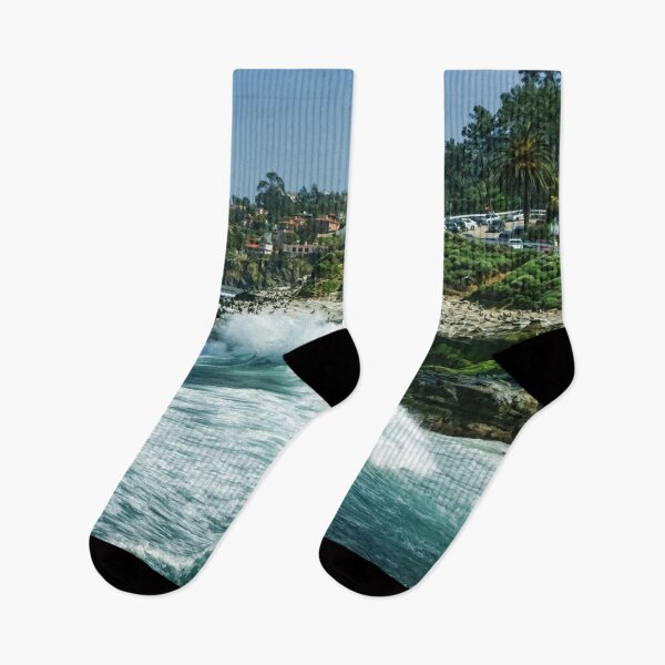 Item preview, La Jolla California - Pacific Ocean Power Shaping the Coast designed and sold by Georgia Mizuleva.