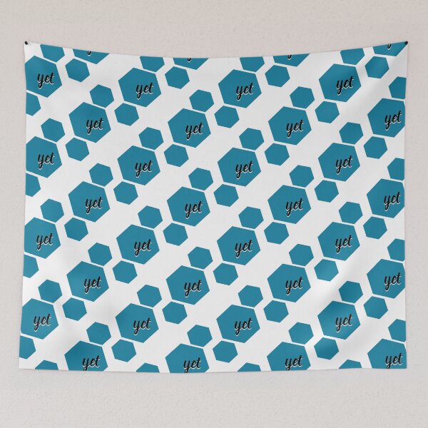 Item preview, Honeycomb Yet - Blue designed and sold by jesscargill.