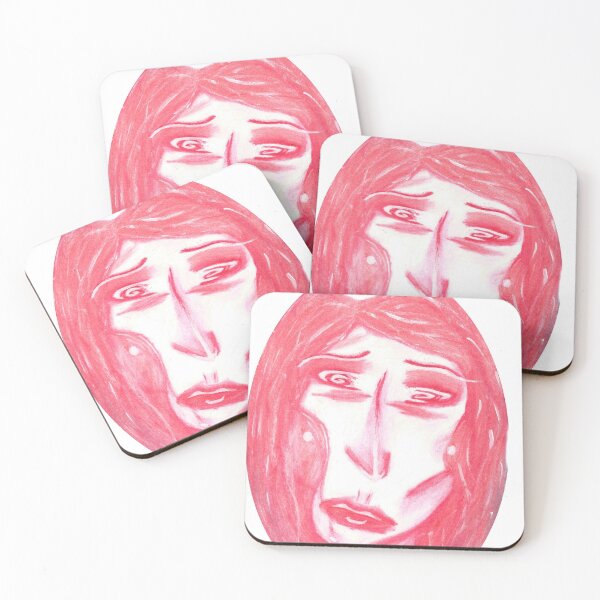 Item preview, oil pastel portrait designed and sold by zannkke.