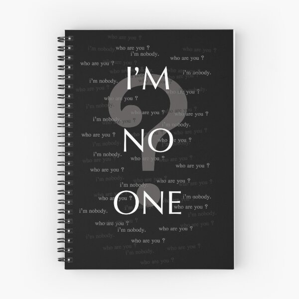 Item preview, I'm no one designed and sold by morigirl.