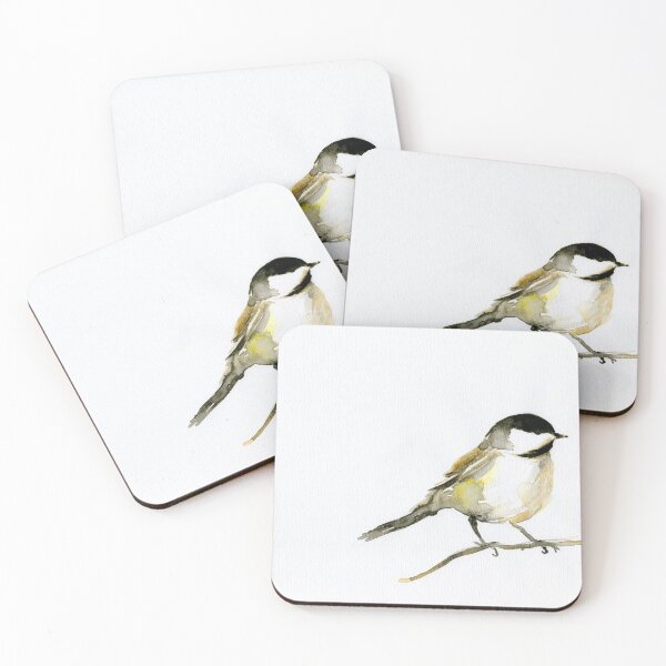 Item preview, Chickadee Watercolor Painting designed and sold by Claire Whitehead.