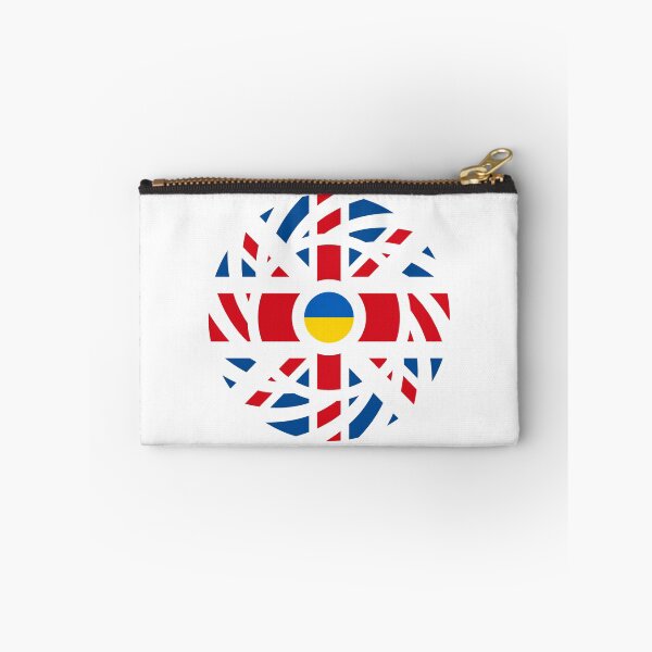 Item preview, British Ukrainian Multinaitonal Patriot Flag Series designed and sold by Carbon-Fibre Media.