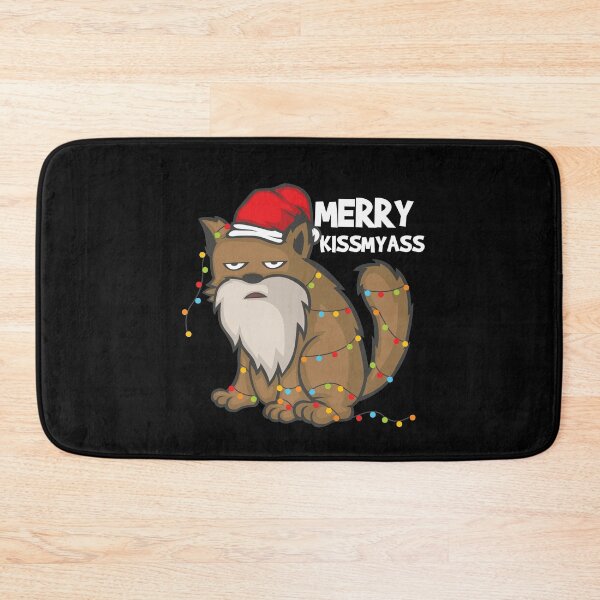 Item preview, Merry Kissmyass Bad-tempered cat hates Christmas designed and sold by katastrophal.