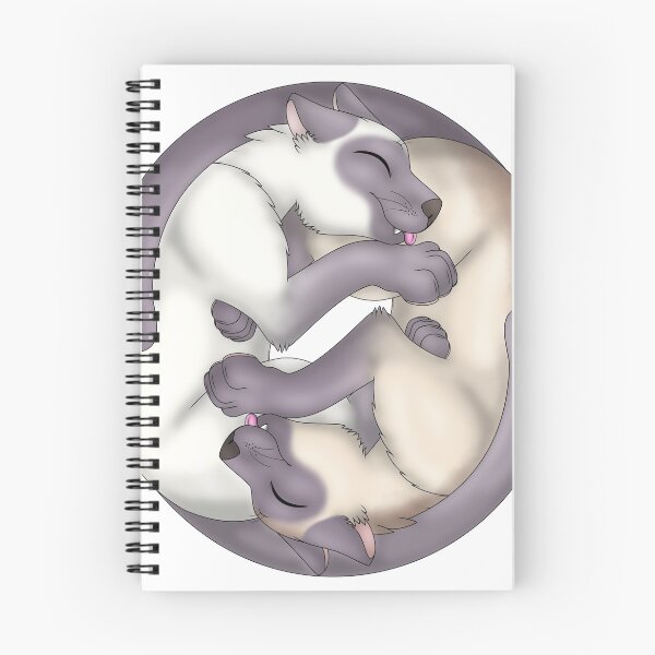 Item preview, Yin-Yang Cats: Lilac Point designed and sold by spyroid101.