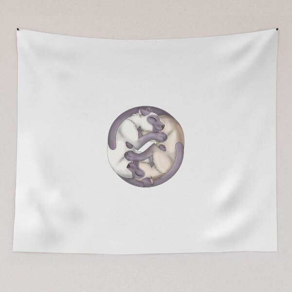 Item preview, Yin-Yang Cats: Lilac Point designed and sold by spyroid101.