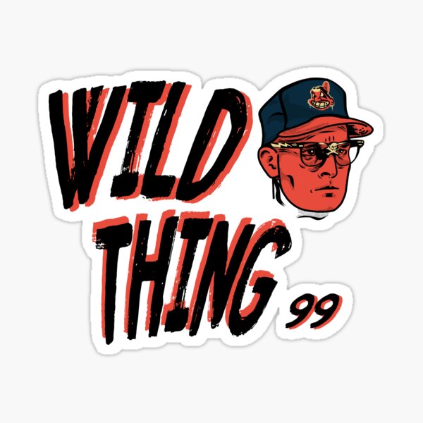 Ricky Vaughn Wild Thing Sticker - Pelican Bat Wax