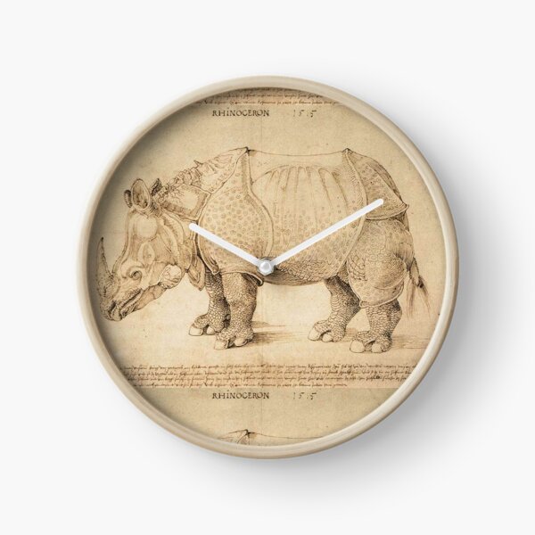 Vista previa del artículo con la obra «Ilustración vintage de rinoceronte de Albrecht Durer», diseñado y vendido por Vintage Designs +.