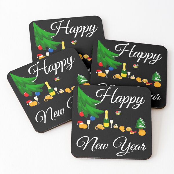 Item preview, Happy New Year - Christmas Food Funny Vintage Xmas 1970s Party designed and sold by r-silver.