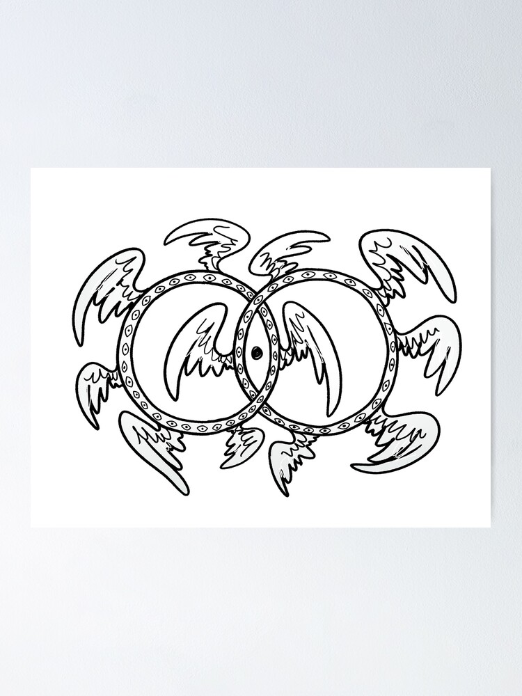 Ophanim Poster By Dandelion Ink Redbubble