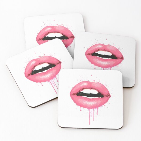 Item preview, Labios Rosados Boca Amor Beso Imprimir Chica Sexy designed and sold by LotusGifts.