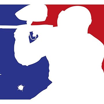 Imagen de la obra Paintball Sport Logo Rojo / Azul de ArtcoreAD