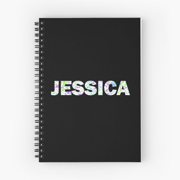 Item preview, JESSICA Paint Splatter Name - White Background designed and sold by CraftyCreepers.