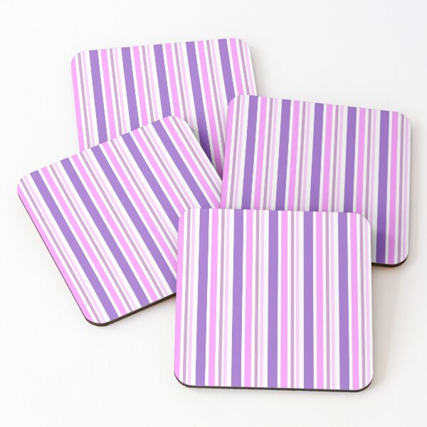 Item preview, Varying Vertical Stripes - Purple, Pink and White designed and sold by TheFrostedDonut.
