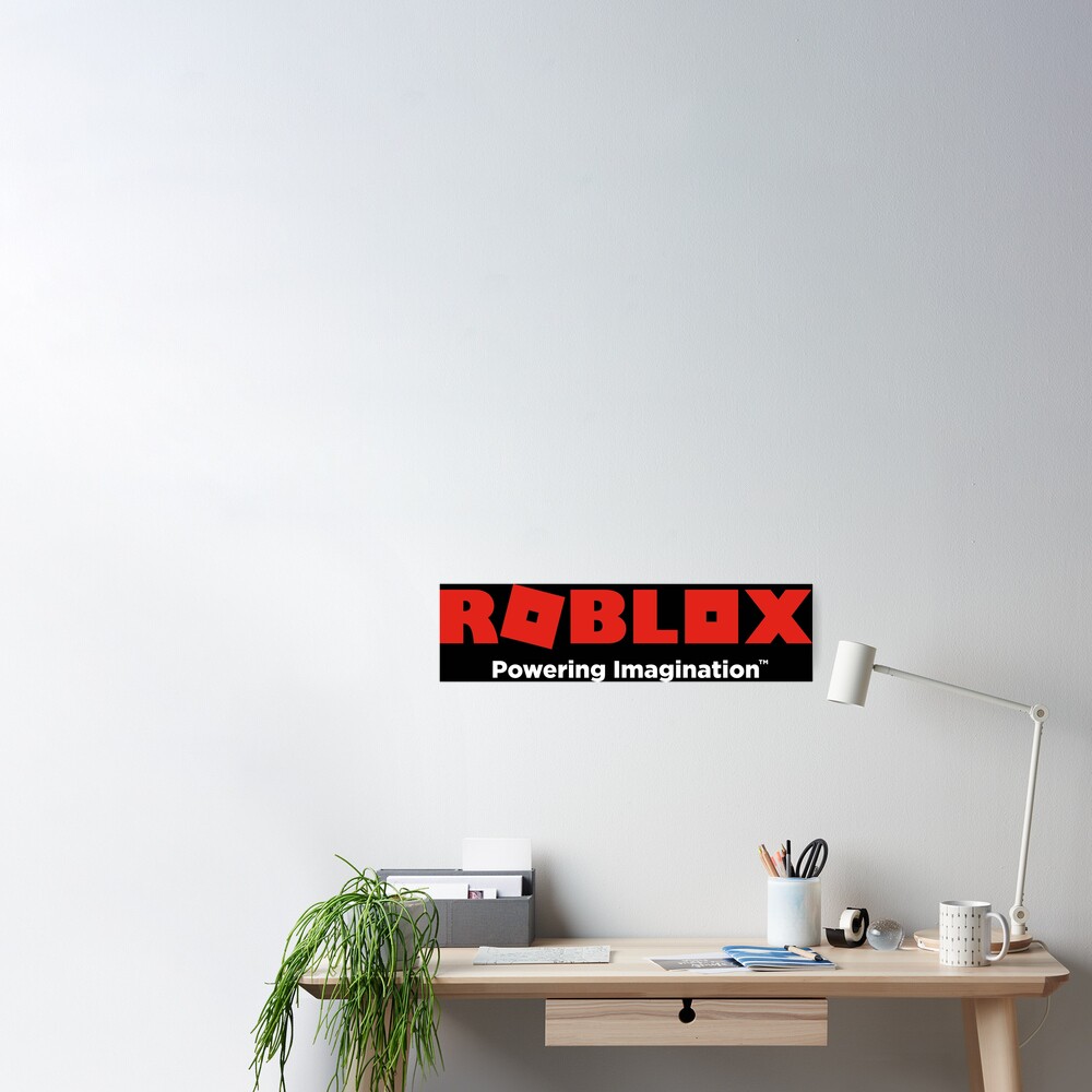 Gift Roblox Poster By Greebest Redbubble - desk roblox