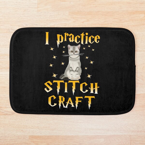 Item preview, I Practice Stitch Craft Knitter, Crocheting, Knitting Needles, Sewing Design designed and sold by TAKEITTeeZee.
