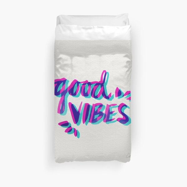 Good Vibes – Magenta & Cyan Duvet Cover