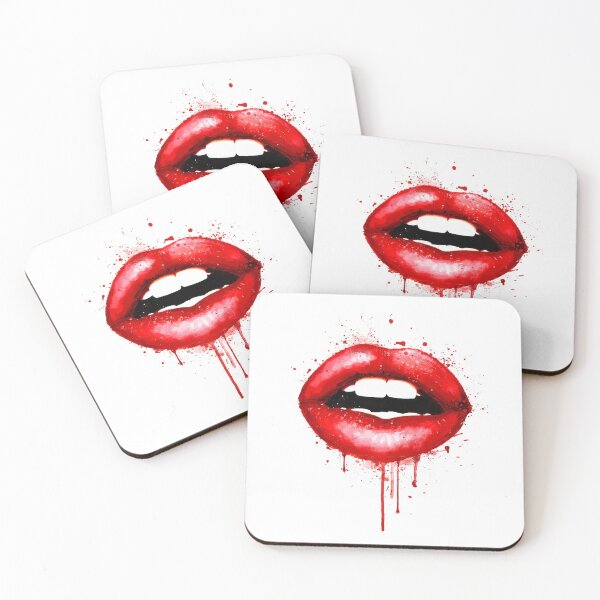Item preview, Labios rojos Amor Beso Imprimir Boca Chica sexy designed and sold by LotusGifts.