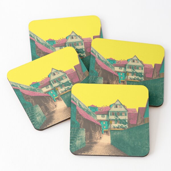 Item preview,  that radiate charm and idyll.
The design of mallybeau Mauswohn shows the Clinicumsgasse in Tübingen in 1914. Colored in bold colors, this historic city view is spiced up. An eye-catcher for architecture fans and art lovers.
I look forward to your visit designed and sold by Mauswohn.