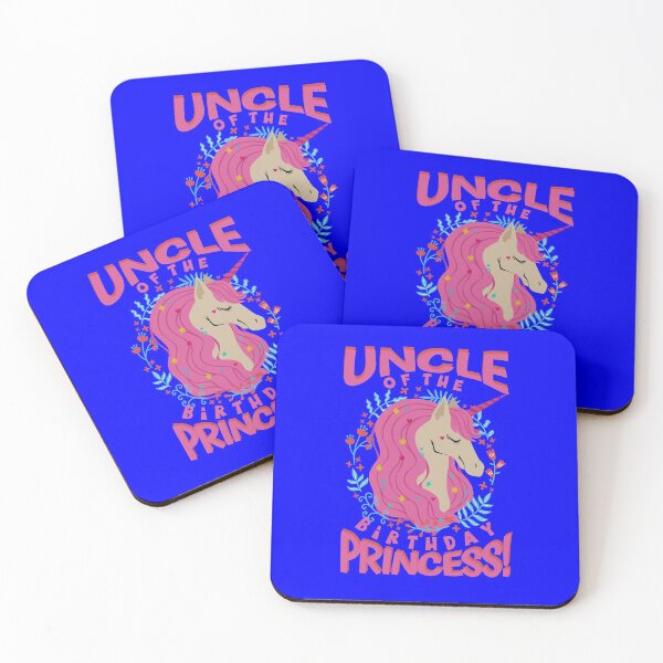 Item preview, Uncle of the Birthday Princess Unicorn designed and sold by Hananiah Merch.