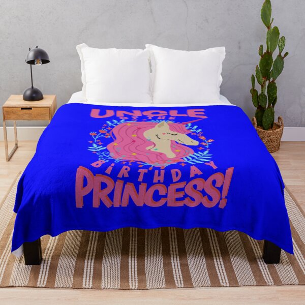 Item preview, Uncle of the Birthday Princess Unicorn designed and sold by Hananiah Merch.