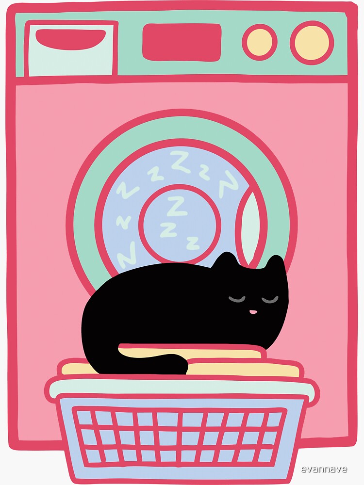 Cat Nap Black Kitten by evannave