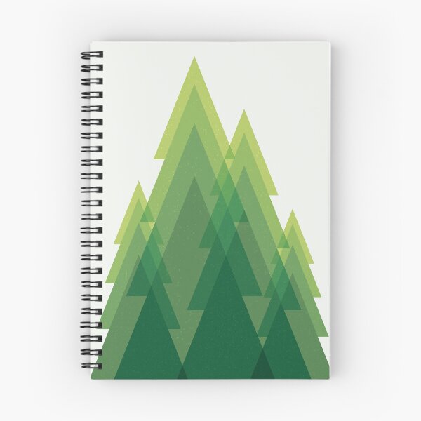 Item preview, Geometric mountains and trees designed and sold by Yanmos.